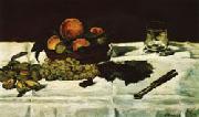 Edouard Manet Still Life Fruit on a Table Germany oil painting reproduction